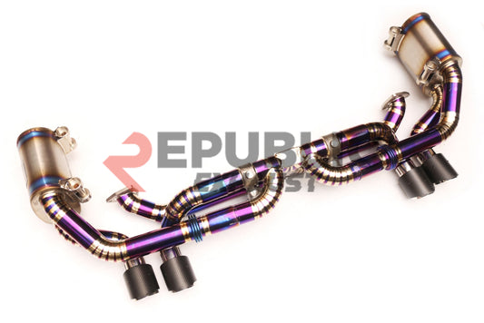 Porsche 991.1 Base Carrera 3.4L 2012 2013 2014 2015 2016 with Aftermarket Parts - Catback Exhaust with Valve Stainless Steel from Republic Exhaust