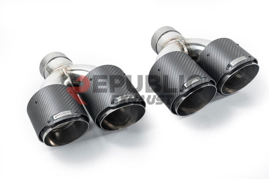 Porsche Cayenne 9Y0 9Y3 2018-ON (3.0T) with Aftermarket Parts - Catback Exhaust V2 with Valve Titanium / Stainless Steel from Republic Exhaust