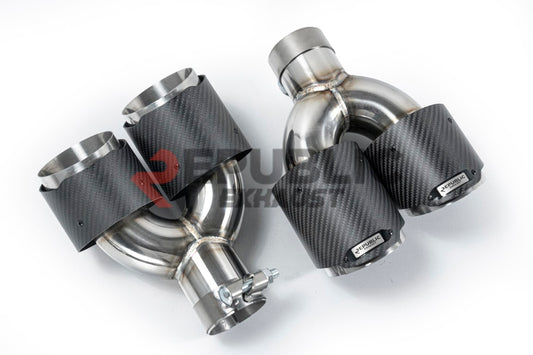 Porsche Cayenne 9Y0 9Y3 2018-ON (3.0T) with Aftermarket Parts - Catback Exhaust V2 with Valve Titanium / Stainless Steel from Republic Exhaust