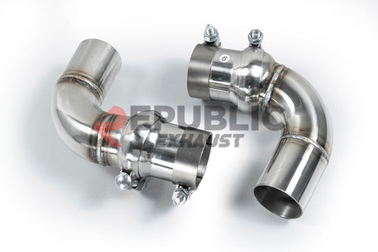 Porsche Cayenne 9Y0 9Y3 2018-ON (3.0T) with Aftermarket Parts - Catback Exhaust V2 with Valve Titanium / Stainless Steel from Republic Exhaust