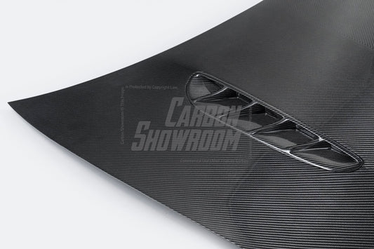 Porsche Panamera & 4 & 4S & GTS & Turbo & Turbo S 971 2017 2018 2019 2020 with Aftermarket Parts - Hood Bonnet Double-sided Pre-preg Carbon Fiber from TAKD Carbon