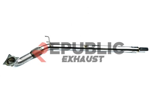 Volkswagen Golf GTI MK6 MK6.5 2010 2011 2012 2013 2014 (2.0T) with Aftermarket Parts - 100 & 200 & 300 CELL & Test Pipe/No Cat Downpipe Stainless Steel from Republic Exhaust