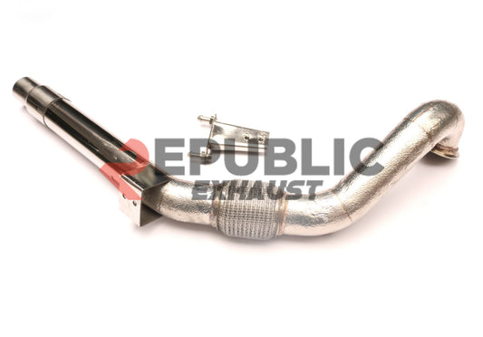 Volkswagen Golf GTI MK7 MK7.5 2015 2016 2017 2018 2019 2020 2021 (2.0T) with Aftermarket Parts - 100 & 200 & 300 CELL & Test Pipe/No Cat Downpipe Stainless Steel from Republic Exhaust