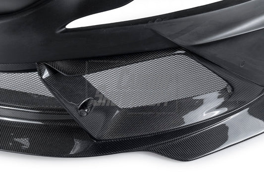 Toyota Supra MK5 A90 A91 3.0 2.0 2020 2021 2022 2023 2024 with Aftermarket Parts - "Alerion" Narrow Body Front Bumper & Lip Carbon Fiber / FRP from Robot Craftsman