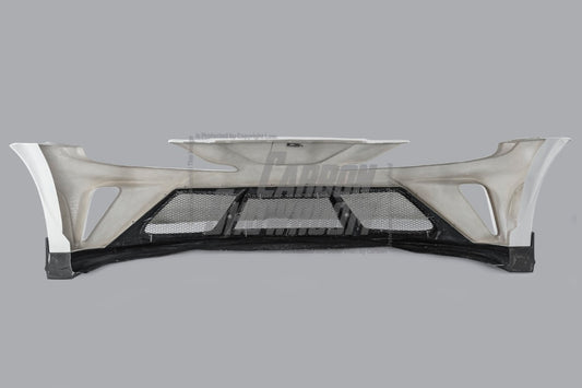 Toyota Supra MK5 A90 A91 3.0 2.0 2020 2021 2022 2023 2024 with Aftermarket Parts - Alerion Widebody Front Bumper & Lip Carbon Fiber / FRP from Robot Craftsman