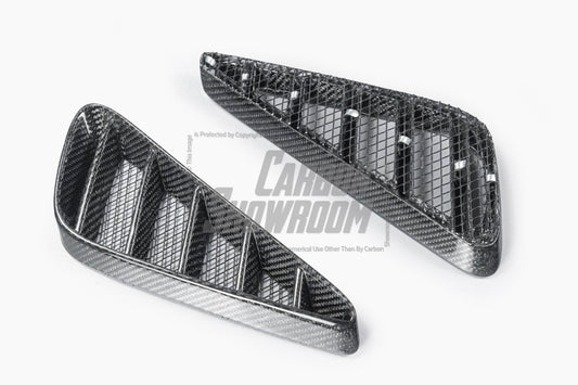 Toyota Supra MK5 A90 A91 3.0 2.0 2020-ON with Aftermarket Parts - "Alerion" Narrow Body Front Bumper & Lip Carbon Fiber / FRP from Robot Craftsman
