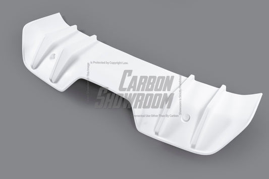 Ford Mustang Ecoboost V6 GT March1 Bullitt S550.1 S550.2 2015-2023 (note: dual exhaust tips) with Aftermarket Parts - CAVALIER Rear Diffuser Carbon Fiber/FRP from Robot Craftsman