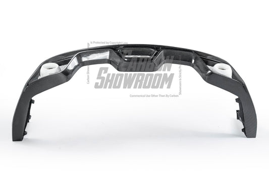 Ford Mustang Ecoboost V6 GT March1 Bullitt S550.1 S550.2 2015-2023 (note: dual exhaust tips) with Aftermarket Parts - CAVALIER Rear Diffuser Carbon Fiber/FRP from Robot Craftsman