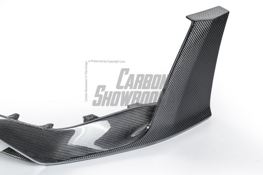 Ford Mustang Ecoboost V6 GT March1 Bullitt S550.1 S550.2 2015-2023 (note: dual exhaust tips) with Aftermarket Parts - CAVALIER Rear Diffuser Carbon Fiber/FRP from Robot Craftsman