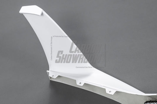 Ford Mustang Ecoboost V6 GT March1 Bullitt S550.1 S550.2 2015-2023 (note: dual exhaust tips) with Aftermarket Parts - CAVALIER Rear Diffuser Carbon Fiber/FRP from Robot Craftsman