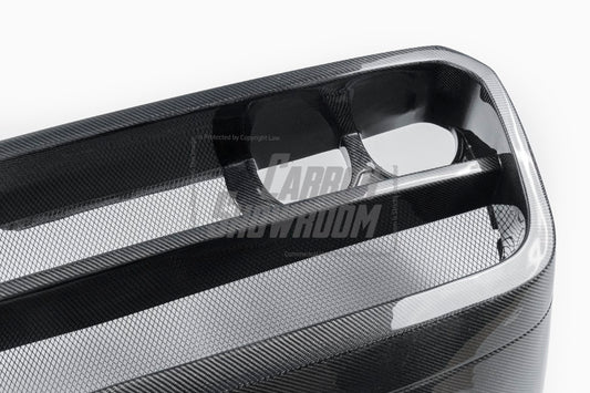 Dodge Challenger Demon Redeye Hellcat T/A Scat Pack 392 SRT R/T SXT SE 2008 2009 2010 2011 2012 2013 2014 2015 2016 2017 2018 2019 2020 2021 2022 2023 with Aftermarket Parts - "CHOPPER" Front Bumper Carbon Fiber / FRP from Robot Craftsman