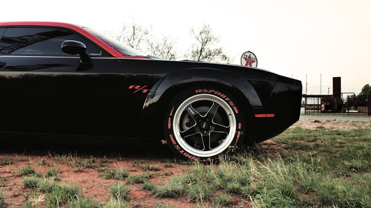 Challenger Demon Redeye Hellcat T/A Scat Pack 392 SRT R/T SXT SE 2008 2009 2010 2011 2012 2013 2014 2015 2016 2017 2018 2019 2020 2021 2022 2023 with Aftermarket Parts - "CHOPPER" Front Bumper Carbon Fiber / FRP from Robot Craftsman