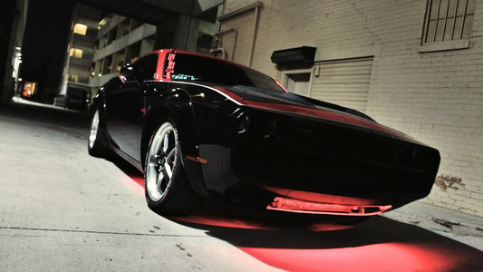 Challenger Demon Redeye Hellcat T/A Scat Pack 392 SRT R/T SXT SE 2008 2009 2010 2011 2012 2013 2014 2015 2016 2017 2018 2019 2020 2021 2022 2023 with Aftermarket Parts - "CHOPPER" Front Bumper Carbon Fiber / FRP from Robot Craftsman