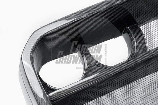 Dodge Challenger Demon Redeye Hellcat T/A Scat Pack 392 SRT R/T SXT SE 2008 2009 2010 2011 2012 2013 2014 2015 2016 2017 2018 2019 2020 2021 2022 2023 with Aftermarket Parts - "CHOPPER" Front Bumper Carbon Fiber / FRP from Robot Craftsman