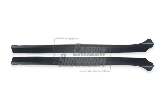 Tesla Model 3 Performance Long Range Standard Base 2017-2023 with Aftermarket Parts - Crypton Side Skirts Carbon Fiber / FRP from Robot Craftsman
