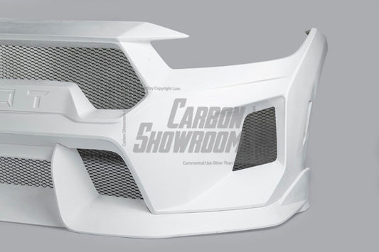 Ford Mustang S650 2.3 Ecoboost 5.0 GT Dark Horse 2024-ON with Aftermarket Parts - DARKSTAR Front Bumper & Lip Carbon Fiber / FRP from Robot Craftsman