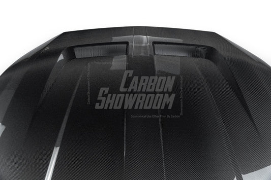 Ford Mustang S650 2.3 Ecoboost 5.0 GT Dark Horse 2024-ON with Aftermarket Parts - DARKSTAR Hood Carbon Fiber / FRP from Robot Craftsman
