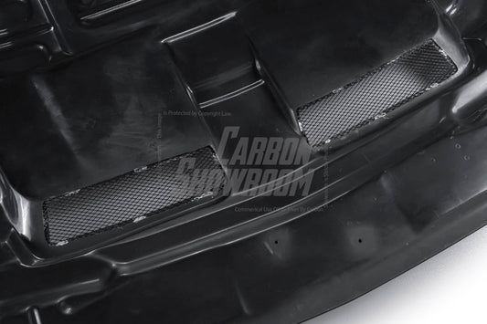 Ford Mustang S650 2.3 Ecoboost 5.0 GT Dark Horse 2024-ON with Aftermarket Parts - DARKSTAR Hood Carbon Fiber / FRP from Robot Craftsman