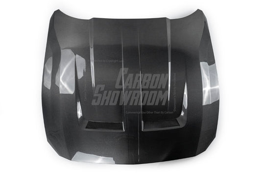 Ford Mustang S650 2.3 Ecoboost 5.0 GT Dark Horse 2024-ON with Aftermarket Parts - DARKSTAR Hood Carbon Fiber / FRP from Robot Craftsman