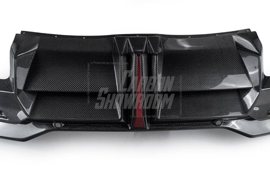 Ford Mustang S650 2024-ON with Aftermarket Parts - DARKSTAR Rear Diffuser Carbon Fiber from Robot Craftsman