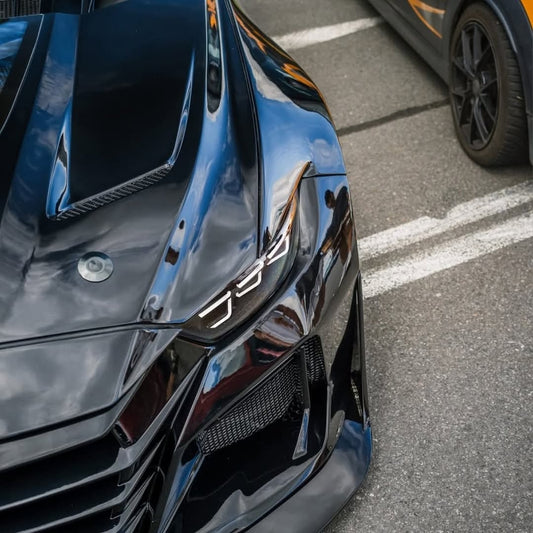 DRL and Turn Sequential Signal for DAWN Mustang and GODZILLA GTR Front Bumper from Robot Craftsman