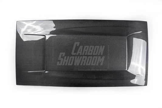 Ford Mustang Ecoboost V6 GT March1 Bullitt S550.1 S550.2 2015 2016 2017 2018 2019 2020 2021 2022 2023 with Aftermarket Parts - "DAWN & DUSK" Roof Scoop Carbon Fiber / FRP from Robot Craftsman