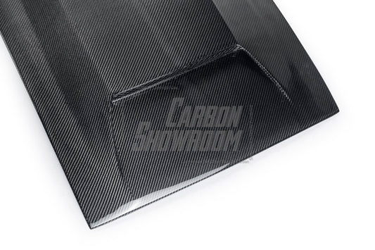 Ford Mustang Ecoboost V6 GT March1 Bullitt S550.1 S550.2 2015 2016 2017 2018 2019 2020 2021 2022 2023 with Aftermarket Parts - "DAWN & DUSK" Roof Scoop Carbon Fiber / FRP from Robot Craftsman