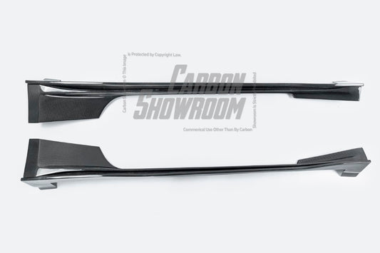 Upgrade Your Ford Mustang Ecoboost V6 GT S550.1 2015 2016 2017 & Mustang Ecoboost V6 GT March1 Bullitt S550.2 2018 2019 2020 2021 2022 2023 with Aftermarket Parts - " DAWN & DUSK " Widebody Fender Flares Wheel Arches & Side Skirts Carbon Fiber / FRP from Robot Craftsman