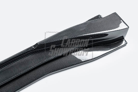 Upgrade Your Ford Mustang Ecoboost V6 GT S550.1 2015 2016 2017 & Mustang Ecoboost V6 GT March1 Bullitt S550.2 2018 2019 2020 2021 2022 2023 with Aftermarket Parts - " DAWN & DUSK " Widebody Fender Flares Wheel Arches & Side Skirts Carbon Fiber / FRP from Robot Craftsman