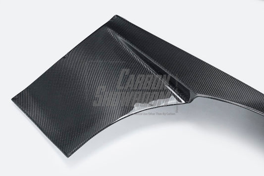 Ford Mustang Ecoboost V6 GT S550.1 2015 2016 2017 & Mustang Ecoboost V6 GT March1 Bullitt S550.2 2018 2019 2020 2021 2022 2023 with Aftermarket Parts - " DAWN & DUSK " Widebody Fender Flares Wheel Arches & Side Skirts Carbon Fiber / FRP from Robot Craftsman