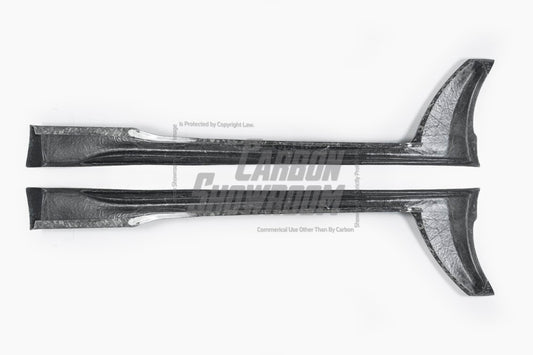 Toyota GT86 86 TRD GT SE Base ZN6 2017 2018 2019 2020 & Scion FR-S FRS ZN6 2013 2014 2015 2016 & BRZ TS Limited Premium ZN6 2013 2014 2015 2016 2017 2018 2019 2020 (compatible with ROBOT widebody kit) with Aftermarket Parts - Front Fenders Replacement & Rear Quarter Fender Flares & Side Skirts Carbon Fiber / FRP from Robot Craftsman