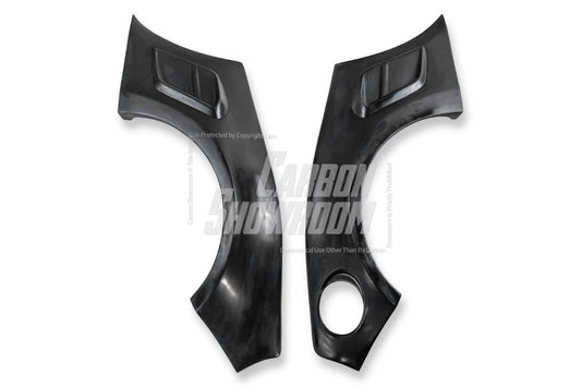 Toyota GT86 86 TRD GT SE Base ZN6 2017 2018 2019 2020 & Scion FR-S FRS ZN6 2013 2014 2015 2016 & BRZ TS Limited Premium ZN6 2013 2014 2015 2016 2017 2018 2019 2020 (compatible with ROBOT widebody kit) with Aftermarket Parts - Front Fenders Replacement & Rear Quarter Fender Flares & Side Skirts Carbon Fiber / FRP from Robot Craftsman