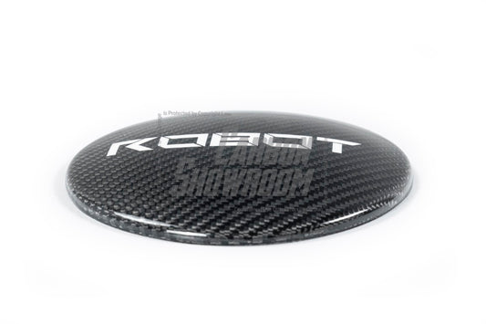 Volkswagen Golf R GTI Base MK7 MK7.5 2015 2016 2017 2018 2019 2020 2021 with Aftermarket Parts - Front Grill Replacement & ROBOT emblem cover Carbon Fiber / FRP from Robot Craftsman