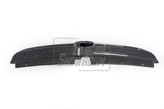 Volkswagen Golf R GTI Base MK7 MK7.5 2015 2016 2017 2018 2019 2020 2021 with Aftermarket Parts - Front Grill Replacement & ROBOT emblem cover Carbon Fiber / FRP from Robot Craftsman