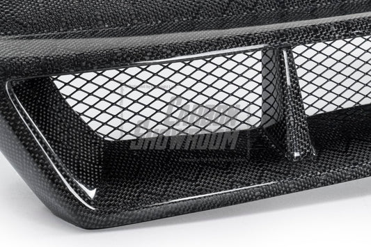Volkswagen Golf R GTI Base MK7 MK7.5 2015 2016 2017 2018 2019 2020 2021 with Aftermarket Parts - Front Grill Replacement & ROBOT emblem cover Carbon Fiber / FRP from Robot Craftsman