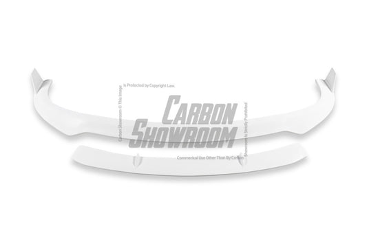 Volkswagen Golf R GTI Base MK7 MK7.5 2015 2016 2017 2018 2019 2020 2021 & Golf R GTI Base MK7 2015 2016 2017 & Golf R GTI Base MK7.5 2018 2019 2020 2021 with Aftermarket Parts - Front Lip & Front Bumper Carbon Fiber / FRP from Robot Craftsman