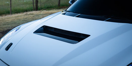 Nissan GTR Nismo Black Edition Track Edition Premium Base 2008 2009 2010 2011 2012 2013 2014 2015 2016 (for installation on 2017-2024 vehicles, 2008-2016 front bumper is recommended) with Aftermarket Parts - "Godzilla" Hood Bonnet Carbon Fiber / FRP from Robot Craftsman