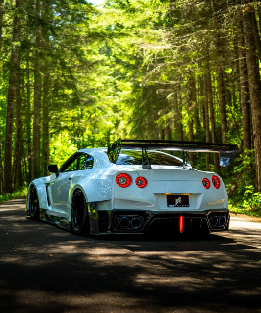 Robot Craftsman "Godzilla" Widebody Rear Diffuser for Nissan GTR R35 2008-ON - Performance SpeedShop