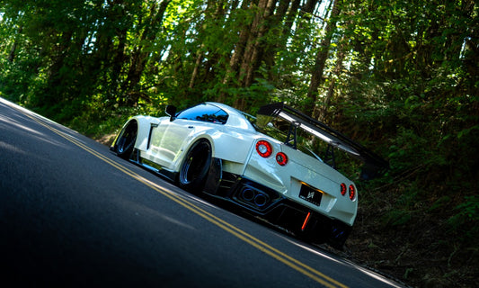 Robot Craftsman "Godzilla" Widebody Rear Diffuser for Nissan GTR R35 2008-ON - Performance SpeedShop