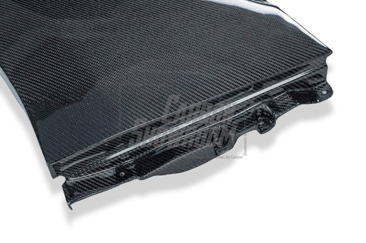 Nissan GTR Nismo T-Spec Black Edition Track Edition Premium Pure 2008 2009 2010 2011 2012 2013 2014 2015 2016 2017 2018 2019 2020 2021 2022 2023 2024&nbsp;(slightly wider than stock, designed to be compatible with ROBOT CRAFTSMAN front bumper) with Aftermarket Parts - "Godzilla" Narrow Body Front Fenders Carbon Fiber / FRP from Robot Craftsman