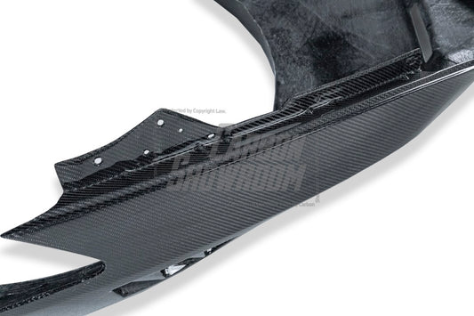 Nissan GTR Nismo T-Spec Black Edition Track Edition Premium Pure 2008 2009 2010 2011 2012 2013 2014 2015 2016 2017 2018 2019 2020 2021 2022 2023 2024&nbsp;(slightly wider than stock, designed to be compatible with ROBOT CRAFTSMAN front bumper) with Aftermarket Parts - "Godzilla" Narrow Body Front Fenders Carbon Fiber / FRP from Robot Craftsman