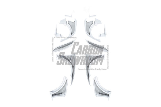 Tesla Model 3 Highland / Performance 2024-ON with Aftermarket Parts - "HACKER" Wheel Arches & Side Skirts Carbon Fiber/FRP from Robot Craftsman