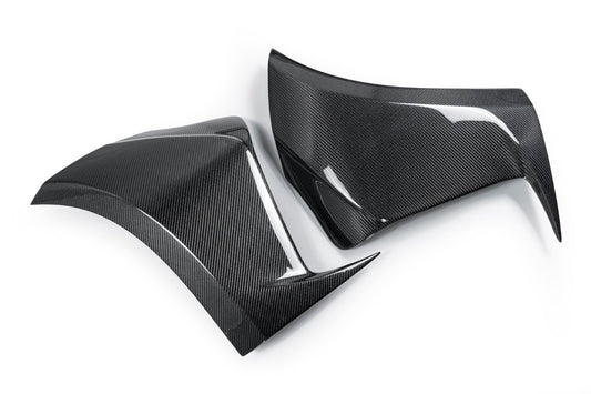 Tesla Model 3 Performance Long Range Standard Base 2017 2018 2019 2020 2021 2022 2023 with Aftermarket Parts - "Hacker" Widebody Wheel Arches & Side Skirts Carbon Fiber / FRP from Robot Craftsman