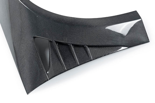 Tesla Model 3 Performance Long Range Standard Base 2017 2018 2019 2020 2021 2022 2023 with Aftermarket Parts - "Hacker" Widebody Wheel Arches & Side Skirts Carbon Fiber / FRP from Robot Craftsman