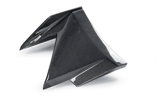 Tesla Model 3 Performance Long Range Standard Base 2017 2018 2019 2020 2021 2022 2023 with Aftermarket Parts - "Hacker" Widebody Wheel Arches & Side Skirts Carbon Fiber / FRP from Robot Craftsman