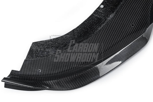 Alfa Romeo Giulia Sport Veloce Ti Sprint RWD AWD 2017 2018 2019 2020 2021 2022 2023 2024 (not suitable for Base and Lusso front bumpers) with Aftermarket Parts - "HIDROGAI" Front Lip Splitter Carbon Fiber / FRP from Robot Craftsman