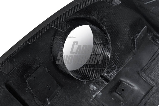 Alfa Romeo Giulia Sport Veloce Ti Sprint RWD AWD Lusso Base 2017 2018 2019 2020 2021 2022 2023 2024 with Aftermarket Parts - "HIDROGAI" Rear Diffuser Carbon Fiber / FRP from Robot Craftsman