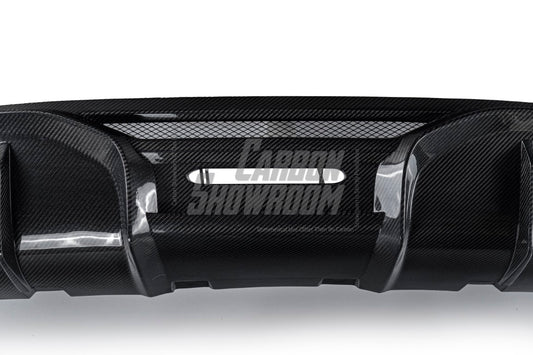 Alfa Romeo Giulia Sport Veloce Ti Sprint RWD AWD Lusso Base 2017 2018 2019 2020 2021 2022 2023 2024 with Aftermarket Parts - "HIDROGAI" Rear Diffuser Carbon Fiber / FRP from Robot Craftsman