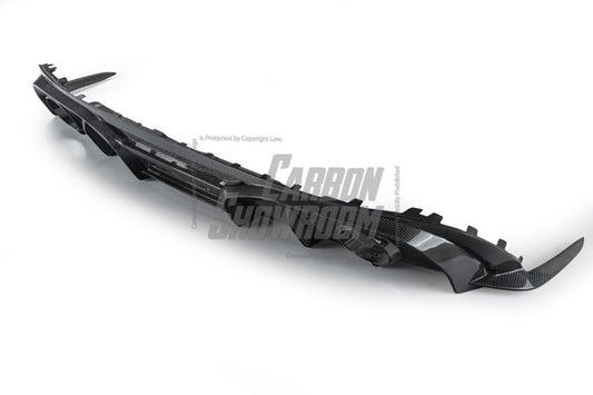 Alfa Romeo Giulia Sport Veloce Ti Sprint RWD AWD Lusso Base 2017 2018 2019 2020 2021 2022 2023 2024 with Aftermarket Parts - "HIDROGAI" Rear Diffuser Carbon Fiber / FRP from Robot Craftsman