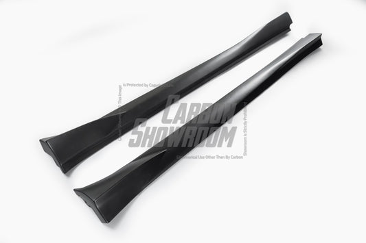Tesla Model Y Juniper 2026-ON with Aftermarket Parts - HIDROGAI Side Skirts Carbon Fiber / FRP